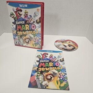 Super Mario 3D World Nintendo Wii U CIB Tested Works